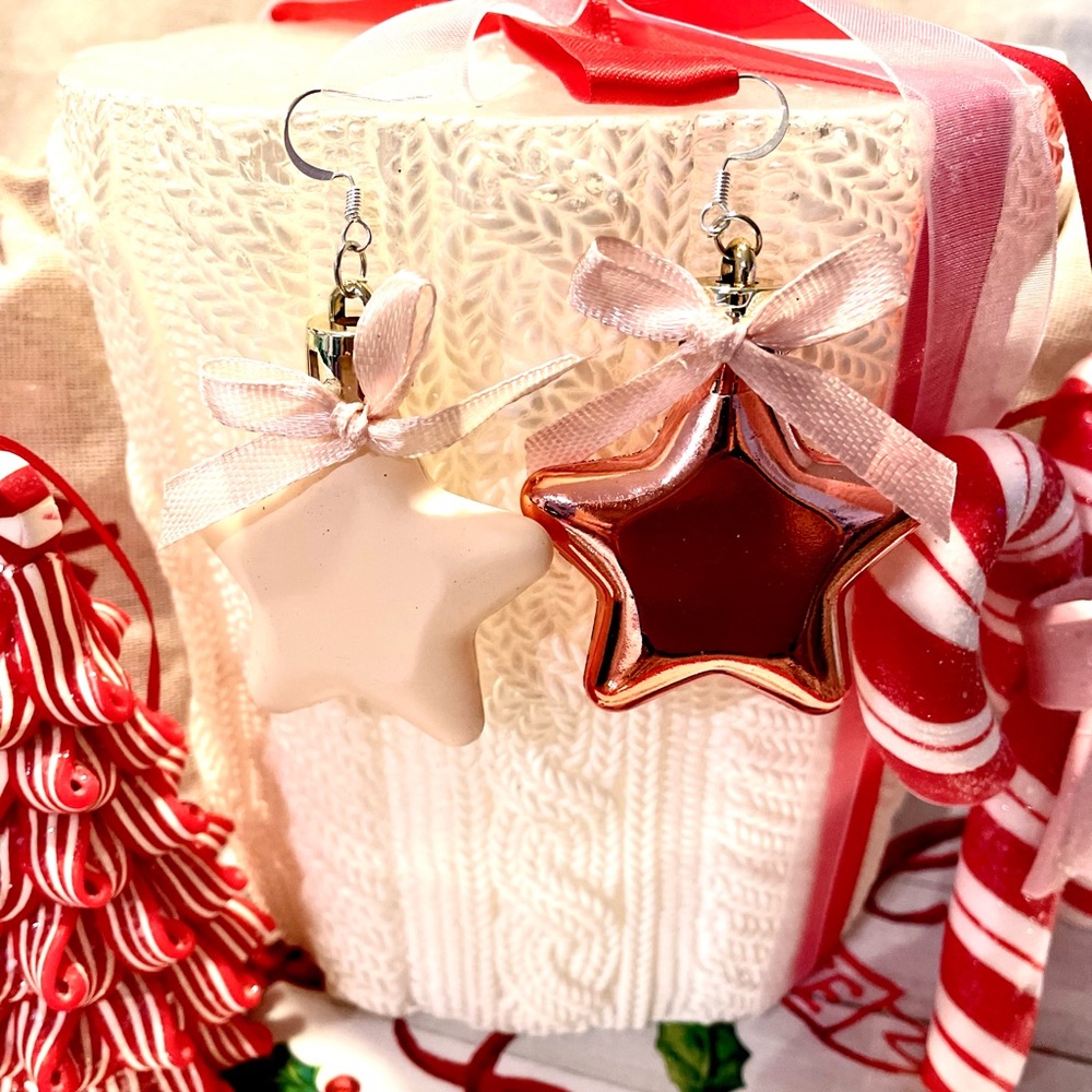 Mini star earring for ugly Christmas sweaters